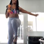 Tabitha Brown Instagram - Day 3 check in 💪🏾. Here is a few moments from my morning workout! I followed a new 25 minute @juiceandtoya workout that I’d never done and got confused and bout passed out😂 but I did not quit!! We moving our bodies everyday day for 30 minutes for 30 days to celebrate Women’s History month!! Who is with me?? Check in below❤️. #tabithabrown #letsmove #fitness #30daychallenge #celebration #women #health