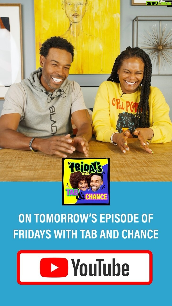 Tabitha Brown Instagram - Baaaabbbbyyy tomorrow yall better get ready because the way the Lord set this conversation up for me ππππ. @teamchancebrown I hope you ready π #fridayswithtabandchance #podcast
πΈ @tifftylerfilm