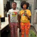 Tabitha Brown Instagram - I twisted his hair tonight because I thought his afro was making him look taller than me, but never mind 😩😩😩😩 How dare he be taller than me before he turns 12😭 and he thinks it’s funny😭 #growingpains #motherson #baller #mommysbabyforever