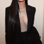 Demi Moore Instagram – Moore shimmer 💎 @demimoore wearing @gabrielahearst for pre Oscar parties night # 2 styled by me 
Hair by @dimitrishair 
Makeup by @silbruinsma1 
Jewels by @anitakojewelry 
Heels by @santoniofficial 
Assisted by @nicksegodi 
Tailoring by @lubastailoring
