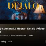 Chelsy García Instagram - #1 EN TENDENCIAS 🇩🇴 #DÉJALO x @amaralanegraaln 🎶🔥