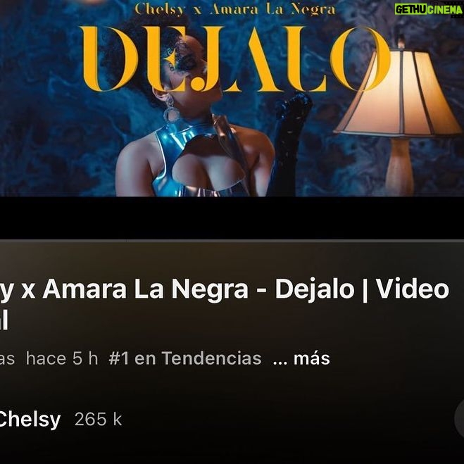 Chelsy García Instagram - #1 EN TENDENCIAS 🇩🇴 #DÉJALO x @amaralanegraaln 🎶🔥
