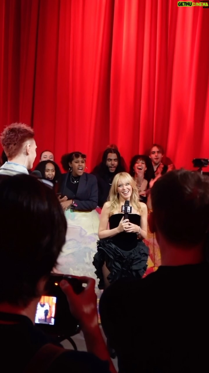 Kylie Minogue Instagram - Strike a pose 💃 BRITs Red Carpet BTS 💋