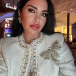 Lamitta Frangieh Instagram - Radiating elegance in every step by @trace.highfashion 
.
.
.
#elegance #march #dubai#lifestyle #ladyinwhite #luxury #womanstyle #stylish #class #chic