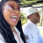 Tabitha Brown Instagram - Let the games begin ⛳️ @teamchancebrown I can hold my cheering in for so long! @naacpimageawards #golfinvitational #tabithabrown #chancebrown #golf