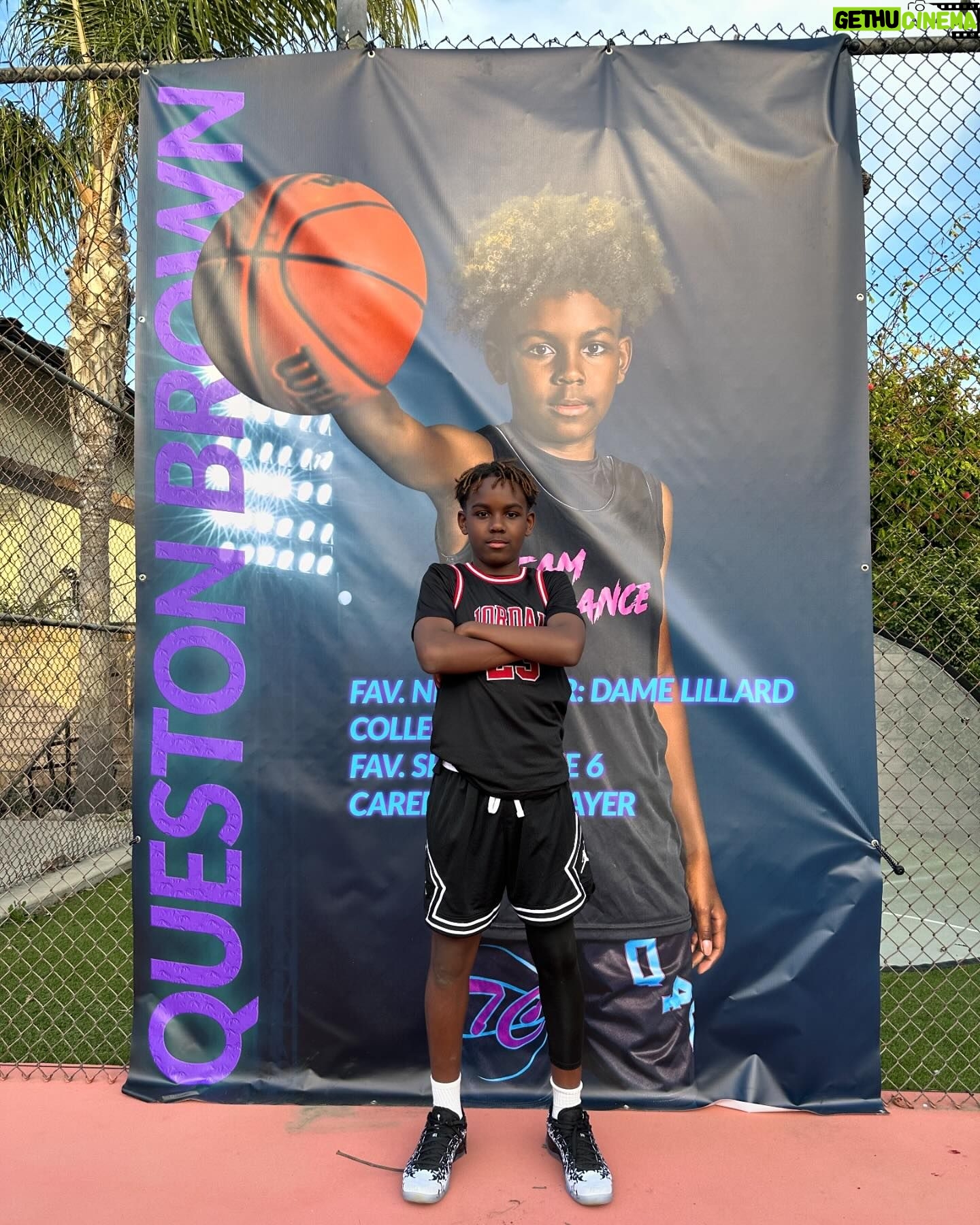 Tabitha Brown Instagram - Our baby boy @iamquestbrown is turning 12 tomorrow🎉 But laawwddd where did the time go😩❤️ We love you Bud! #Quest12 #birthdayparty #mommysboy #tabithabrown