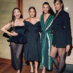 Jeannie Mai Instagram - ahhhh one of my favorite nights out in LA🙃There’s nothing I love more than seeing a woman light up a room with her charisma and her complexion ✨ Congrats @sabrinaelba on @sable.labs (mama savin lives w/ that Okra face serummmm)‼️