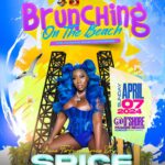 Spice Instagram – Jamaica 🇯🇲 April 7th belongs to you . We a skin outtt at Brunching on the beach 🏝️