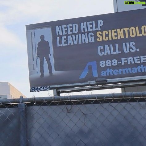 Leah Remini Instagram - We need your help with something important. Please read and share this post in your stories.
Earlier this week, the Aftermath Foundation, which does vital work to help people get out of Scientology, put up a billboard next to Scientology’s largest base in LA.
Los Angeles is where thousands of Scientology Sea Org members (workforce) are abused and held as indentured servants to this totalitarian cult.
Within hours of the billboard going up, Scientology officials placed this cherry picker and lift in front of it. That’s what you can see in the second slide of this post. The base was closed, so Sea Org members wouldn’t see the billboard as they walked to and from different buildings.
Now, just two days after the billboard went up, @clearchanneloutdoor has taken the billboard down after facing threats and pressure tactics from Scientology.
They’ve done this even though @theaftermathfoundation had a one-year contract for the billboard.
This billboard simply offered a safe exit opportunity to Scientologists who wished to leave. It’s not a problematic billboard by the definition of any reasonable person. But of course Scientology takes issue with it.
Taking this billboard down is unacceptable and just another example of a major corporation caving to a dangerous totalitarian cult that is abusing its members daily as a matter of policy.
Unlike Clear Channel Outdoor, the Aftermath Foundation will not back down in the face of harassment.
Here’s what you can do to help:
Please follow @theaftermathfoundation to stay up to date on their work.
If you want to support the lifesaving work of the Aftermath Foundation by making a tax-deductible donation, please click the link in my bio.