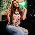 Chanel West Coast Instagram – New episode of “The Laugh” podcast out now! 🤘🏼🎙️ Nirvana T & Jeans @FashionNova