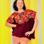 Beauty Gonzalez Instagram - Flexing my current faves, 
These traditional Guatemalan Huipiles , woven and embroidered blouses  make excellent beach cover ups. 
They keep out the harmful rays off your shoulders, 
affords a bit of modesty, 
and combined with direct sunlight 
pops out all the brilliant hues combined to create this wearable Art Piece 🦜🌺🦜
Fun for the eyes. 

Zoom in on photo 3 to see all the women in the market wearing these blouses.

And in the last photo, look at all the colorful yarn these artisans use to create these wearable rainbows 🌈