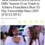 Kyle Richards Instagram - @variety “It appears that Season 13 of “The Real Housewives of Beverly Hills” has achieved not only the series’ highest viewership ever, but the highest of the entire “Real Housewives” franchise since 2014, according to Multiplatform   35 data.”