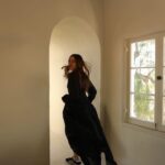 Danielle Panabaker Instagram - My runaway bride moment. 
I love the juxtaposition between a beautiful dress and my go-to sneakers