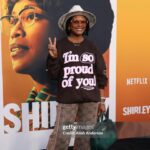 Tabitha Brown Instagram - Still Celebrating Women’s History Month 💪🏾 and last night so many of us showed up to support @iamreginaking ❤️ and to show love and respect to the memory of #shirleychisholm 
What an amazing force she was and what a beautiful performance by @iamreginaking 💪🏾 Honey I’m so proud of you!!! Family y’all have to watch this beautiful film on @netflix ❤️ #womenshistorymonth #tabithabrown
Shirt from @dressedinlala 
Pants @gucci 
Hat @straw_and_wool vegan collection