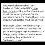 Nicola Coughlan Instagram - In many ways #BigMood has been 15 years in the making. In 2008 I met a girl called Camilla Whitehill at drama school and thought she was one of the funniest, cleverest, best people I’d ever met. We made each other laugh doing improv comedy and she quickly became one of the most important people in my life. 

2008-2024 is a long time, but if it meant waiting till now to make the show I always dreamed we would make together, the wait has been so worth it.

We made it with the greatest cast and crew and people I’m now honoured to call my pals @lydiawestie @asherbrand @amaliaavitale @eamonfarren @lukefethers @r.g.bert @stephensobal @lobecca and the rest of you legends.

Big Mood is our baby, I’m so proud of her and hope you love her like we do. Also the fact that the show in Spanish is called “Gran Humour” I couldn’t think of anything better.

#MaggieAndEddieForever

Streaming now on @channel4 
Eps 1&2 Air live tonight on Channel 4
Coming to Oz tomorrow on @stanaustralia 

Swipe to the end for a surprise