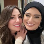 Nermin ElFeqi Instagram – #_ميرسي يا حبيبتي لمياء علي السحور الجميل والصحبه الجميله ربنا يجعله عامر حبيبتي رمضان كريم علي الكل # @lamiaafahmyabdelhamid # @nermine_elfeky 🙏❤️🌺💋🌹#