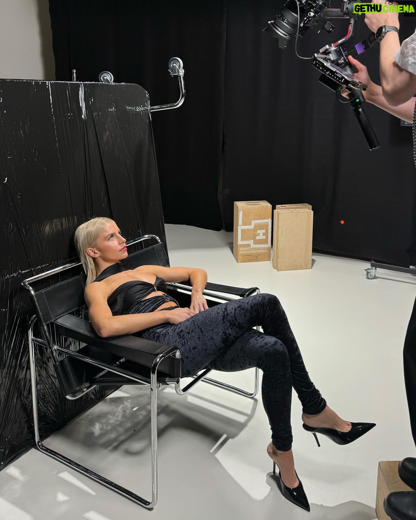 Caro Daur Instagram - favorite shot 🖤… some behind the scenes