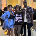 Tabitha Brown Instagram - Still Celebrating Women’s History Month 💪🏾 and last night so many of us showed up to support @iamreginaking ❤️ and to show love and respect to the memory of #shirleychisholm 
What an amazing force she was and what a beautiful performance by @iamreginaking 💪🏾 Honey I’m so proud of you!!! Family y’all have to watch this beautiful film on @netflix ❤️ #womenshistorymonth #tabithabrown
Shirt from @dressedinlala 
Pants @gucci 
Hat @straw_and_wool vegan collection