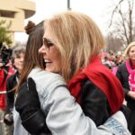 Sophia Bush Instagram - This woman helped us all to change it all. Happy 90th, @gloriasteinem. I will never get over having you as the inaugural guest on @workinprogress years into being able to ask your advice in this life. I will also never get over the fact that college journalism student me grew into grown up me that gets to ask her hero for advice.

And? I reaaally love that @gettyimages captured our first meeting. The moment where the world saw my soul leave my body, my brain melt, and my short circuiting self have to figure out if I should hug you or kiss you. Glad some part of me knew that a hug was the correct answer for a “nice to meet you” moment. Your patience is inspiring. As is your eyewear. You sweet soul. Bless you. ❤️‍🔥