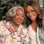 Cynthia Bailey Instagram - my #WCW goes to the one & only @lodivadevine! 
i had the honor & absolute pleasure of this beautiful, kind & talented queen playing my mother in the upcoming movie ROCK THE BOAT 2 on @tubi. 
to say i am a fan is an understatement. 
i was a fan before i met this woman but now i consider her a friend & family! 
watching her act was a master class, and the humbleness & love she showed everyone was just beautiful.
nothing but class & grace. 
and sooooo funny, we laughed our butts off!!!
thank you Loretta Devine for being such an inspiration. 
God gave you the right last name. you are absolutely DEVINE!👑

#actress 
#thethirdact 
#lorettadevine 
#cynthiabailey 
#rocktheboat2
#tubi
