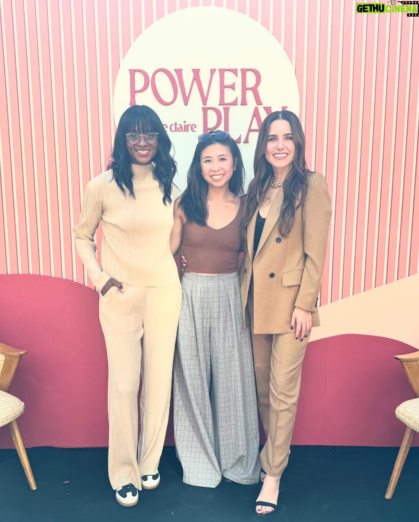 Sophia Bush Instagram - We had an amazing time with @nikkiogun and @marieclairemag at this year’s #powerplay in Los Angeles. @nialauryn and I shared the stage with @merrell’s Jane Smith and @whowhatwear/ @secondlifepod’s @hillarykerr to talk about ambition, instinct, pivots, and community building.
Nikki and the team put an amazing community together for this inspiring two day event, including loves @sarah_harden22 and @brimmer.andrea, @salichristeson, @emilyandmeritt @thisisthegreat_, @nyakio @thirteenlune, the team from @higherdose, @moleskine, and more. AND we got to see our very own @unionheritage portfolio company @wearechiyo @__ireneliu__!? What a time. From all walks of entrepreneurial and creative life, we got to come together, be together, and dream together. #marieclairepowerplay #wearechiyo #unionheritage