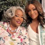 Cynthia Bailey Instagram - my #WCW goes to the one & only @lodivadevine! 
i had the honor & absolute pleasure of this beautiful, kind & talented queen playing my mother in the upcoming movie ROCK THE BOAT 2 on @tubi. 
to say i am a fan is an understatement. 
i was a fan before i met this woman but now i consider her a friend & family! 
watching her act was a master class, and the humbleness & love she showed everyone was just beautiful.
nothing but class & grace. 
and sooooo funny, we laughed our butts off!!!
thank you Loretta Devine for being such an inspiration. 
God gave you the right last name. you are absolutely DEVINE!👑

#actress 
#thethirdact 
#lorettadevine 
#cynthiabailey 
#rocktheboat2
#tubi