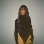 Justine Skye Instagram - nominated for my first award and that’s such a blessing. thank you for recognizing me @iheartradio