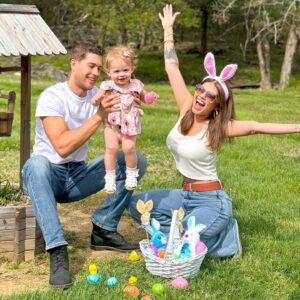 Chanel West Coast Instagram - Turns out mommy makes a better Easter Bunny lol Happy Easter from our family to yours! 🤗🐣💕🐰💐 Fave 1-5?