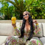 Lamitta Frangieh Instagram - Cuban vibes 🍸 @FashionNova amazing set Maldives satin green combo ! 
.
.
#fashionnova #fashionnovaambassador #fashionnovacurve #fashionnovafit #fashionnovashoes #usa #lamittafrangieh #spring #march