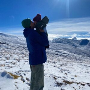 Bonnie Wright Instagram - We had a bonnie wee time in Scotland 🏴󠁧󠁢󠁳󠁣󠁴󠁿 Elio experienced his first snow!!