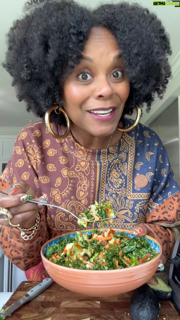 Tabitha Brown - 53.5K Likes - Saturday Salad TSA: Even if the avocado is bruised, it can still be used ๐โค๏ธ. Love yโall! #tabithabrown #salad #recipes #spreadlove