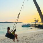 Jeannie Mai Instagram - We both beelined for the swing. I wrapped my arms around her to buckle her in and she gently removed my hands from her waist. “No mommy. I not scared.” I could see the sunset glisten in her eyes with each push. She looked back at me and squeezed my leg, assuring me she felt safe. 
Then her squeal. 
It summons tears to my eyes every time
because all I hear is safe little me.

Two things I am certain.
God only gives exactly what we need.
And I will always be her definition of safe.