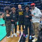 Tabitha Brown Instagram - Surprised the boys with some NC 🏀  tonight!! Thank you @cp3 we appreciate you brother!  Thank you @hornets for taking care of us❤️. Game Time!! #NC #basketball #tabithabrown #springbreak