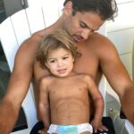 Jessie James Decker Instagram - Happy 6th birthday to my sunshine Forresty☀️ the day you were born on that snowy day in Colorado you truly lit up our lives super star⭐️ always entertaining us and keeping us on our toes with your wild child spirit! I can’t wait to watch you rock this world one day 🤘🎧🎸 we love you baby☀️🤘⭐️💙