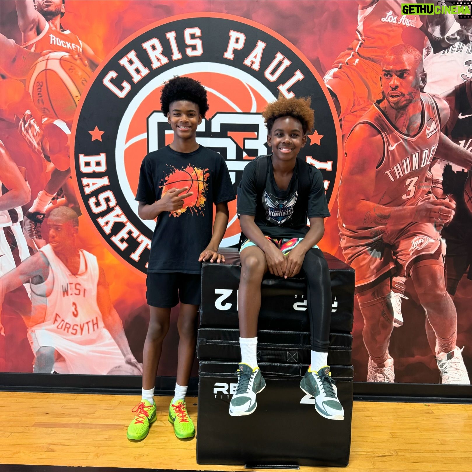 Tabitha Brown Instagram - Making a difference in the community with kids thru discipline, skill set and basketball is a beautiful thing! Thank you @cp3basketballacademy for having the boys @iamquestbrown and @babydulowtv š. #basketball #camp #cp3 #winstonsalem #northcarolina #tabithabrown