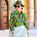 Beauty Gonzalez Instagram – Holding The Fort 💛
In this desert stronghold of Amer Fort,
Fighting Form is best served Cold. 💚