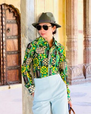 Beauty Gonzalez Instagram - Holding The Fort 💛
In this desert stronghold of Amer Fort,
Fighting Form is best served Cold. 💚