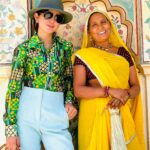 Beauty Gonzalez Instagram – Holding The Fort 💛
In this desert stronghold of Amer Fort,
Fighting Form is best served Cold. 💚