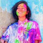 Beauty Gonzalez Instagram - Won’t soon forget 🌈

Celebrating Holi Festival in VRINDAVAN  was  a milestone in our life of travels , it was just something we had to do.
It was pure fun ,
but also unexpectedly spiritual. 
The fervor and devotion was infectious. 
The setting was overwhelming.. throbbing masses, blaring music, and mesmerizing colors being mashed and scattered all over your entire being.
It was not unlike a mosh pit, a free for all , an orgy of powder , water, and a little magic. 
Unreal. 🍄