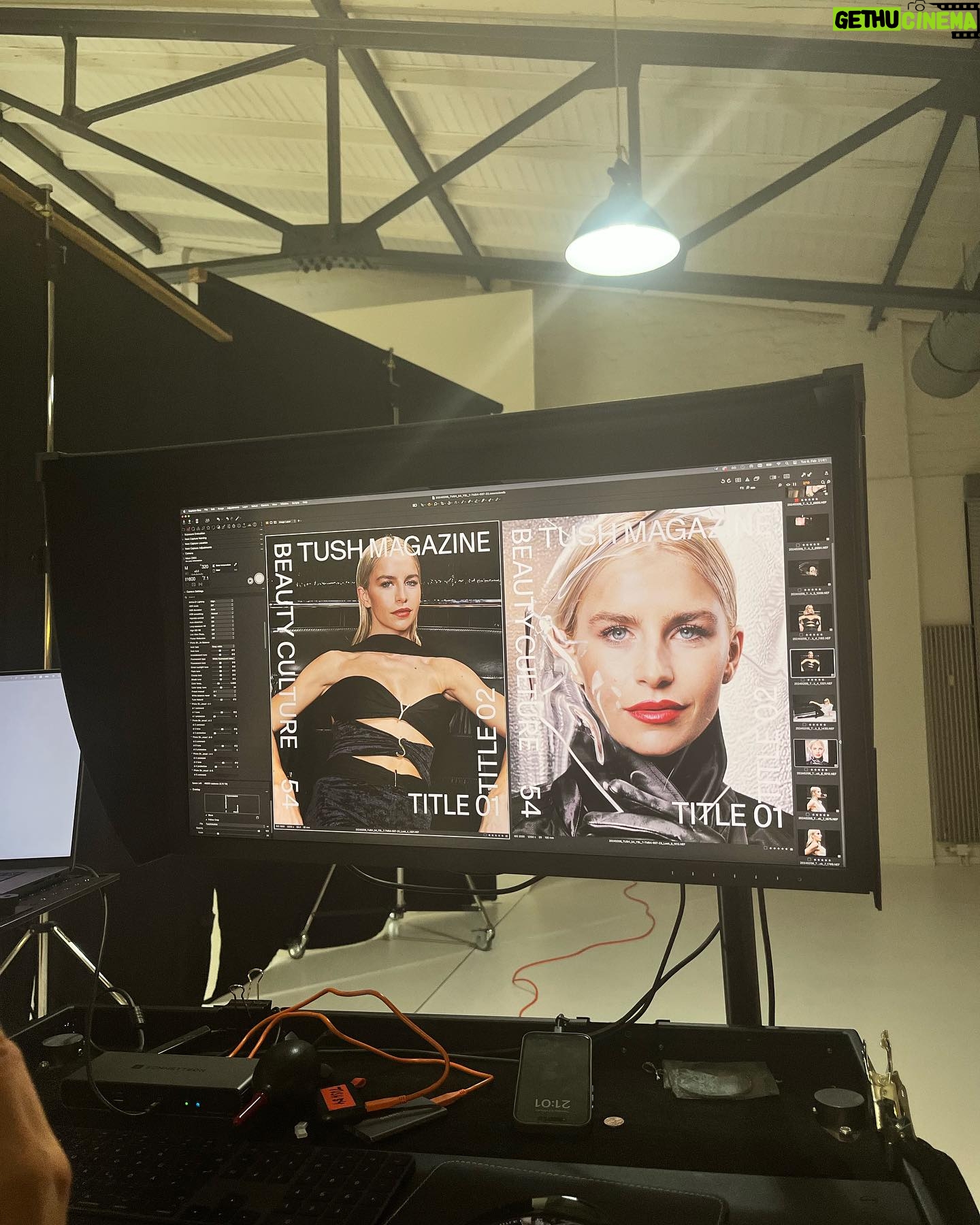 Caro Daur Instagram - favorite shot 🖤… some behind the scenes