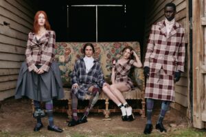 Vivienne Westwood Instagram - The Vivienne Westwood Autumn-Winter 2024/25 Collection.⁠
⁠
“Andreas bought me Goethe’s ‘The Sorrows of Young Werther’ (Johan Wolfgang von Goethe, 1774). It was the first tragic novel, and it caused a sensation – and was one of the factors which led to the Romantic movement. Napoleon took ‘Werther’ on his Egyptian campaign in 1798 – and when he met Goethe in 1808, he told him that he had read the book seven times – he decorated him. It is still a model of literature in the education curriculum across Europe” — Vivienne Westwood.⁠
⁠
Our collection began here — looking to the Napoleonic aesthetic, the extravagant opulence of Imperial Rome, with references to classical antiquity and military uniform: Full sleeves, high collars and drapery, gilt metal frames, equestrian polished leather accessories and dancing slippers. We shot on an English farm, capturing the bucolic, pastoral landscapes and still life — scenes of romanticism.⁠
⁠
Photography by @willwaterworth artistryglobalagency ⁠
Styling by @kshitijkankaria @soakltd⁠
⁠
Makeup Artist: @gracessinnott @future_rep⁠
Hair Stylist: @blakejhenderson ⁠
Nail Artist: @nailsbynadiabx⁠
⁠
Casting Director: @nachumshonn⁠
⁠
Set Design: @daisyazis @themagnetagency⁠
⁠
Talents:⁠
@anna_vrc @thesquadmanagement⁠
@lemaire.arnaud @newmadisonmodels⁠
@jadiweg @vivamodel⁠
@tass_sarr @premium_models⁠
@saulsymon @premium_models⁠
@axelgfr_ @successmodels⁠
@emilylbbennett @selectmodellondon⁠
Willa⁠
Gwen⁠
Frank⁠
Albert

#VWAW2425 #VivienneWestwood