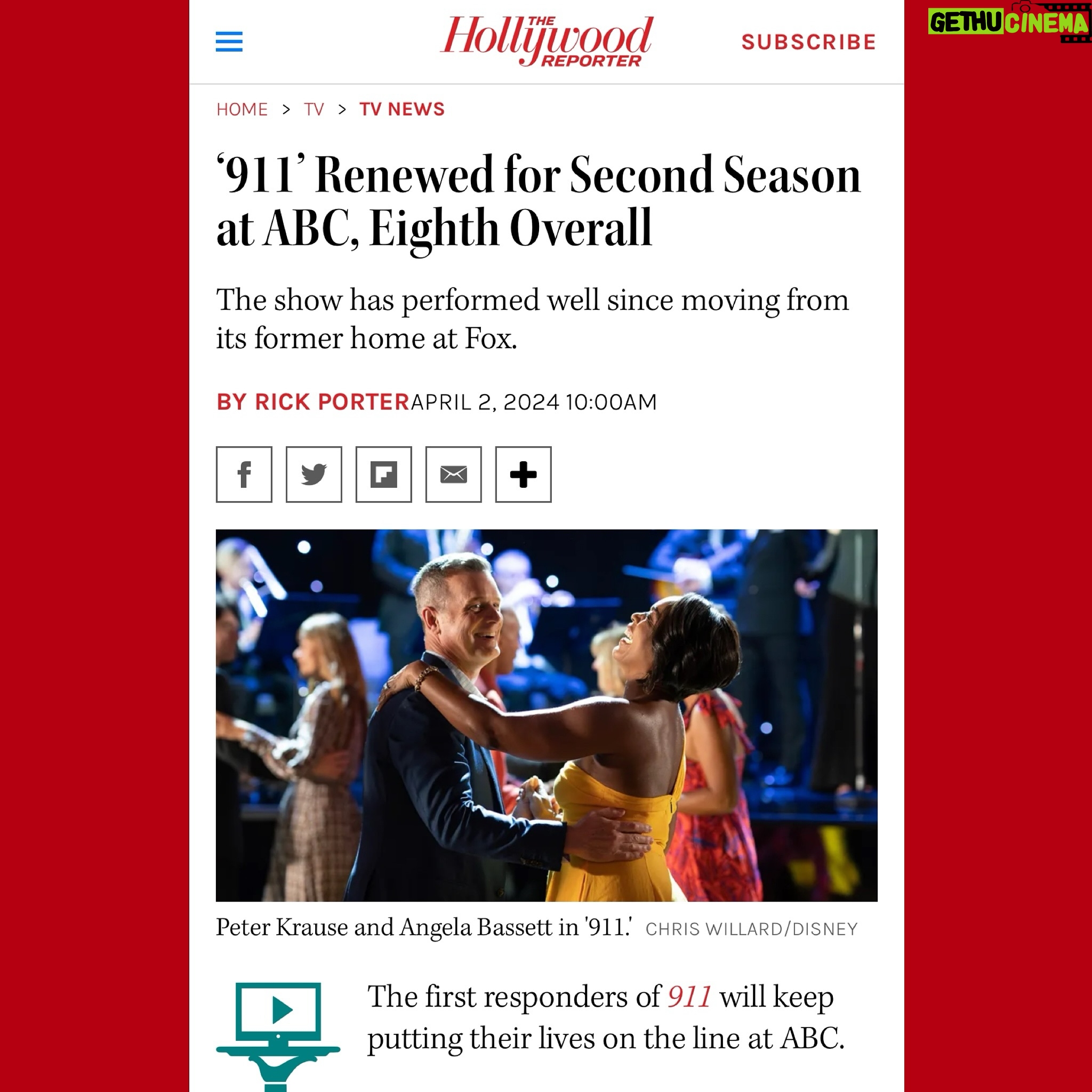 Angela Bassett Instagram - Looking forward to continue dancing with @911onabc on @abcnetwork ! Thanks for the love everybody! This feels real good! xoAng