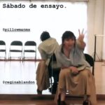 Regina Blandón Instagram – Ay, y @pillowmanmx se extraña siempre 💚🐷. Otra, otra, otra… les amo.