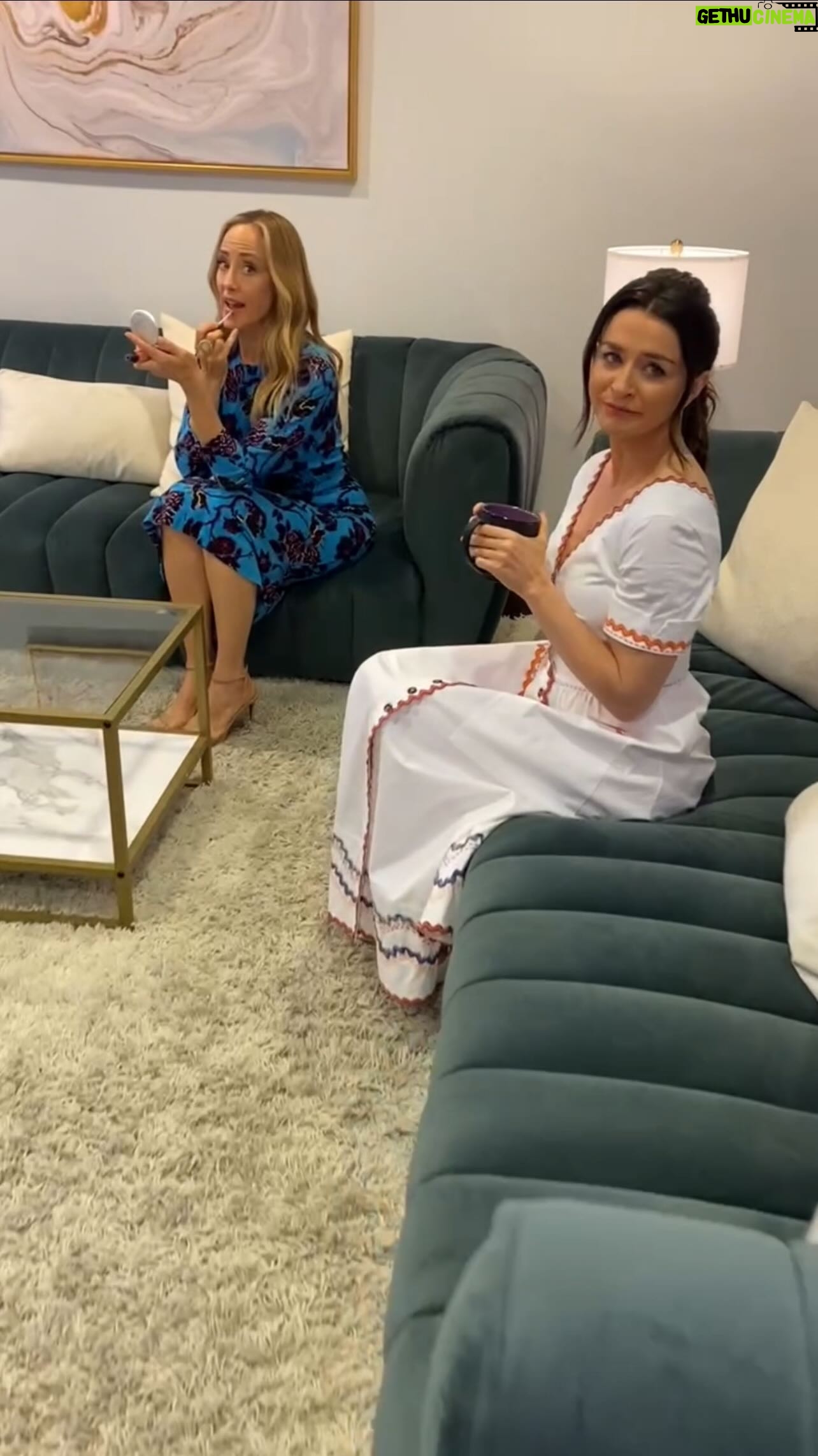Camilla Luddington Instagram - When the 3 of us do press together…