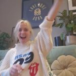 Fearne Cotton Instagram – The ONLY way to get the party started. 🥳
This is how you kick off a great night. 
As soon as I get in from work or get home from being in the outside world, my bra comes off and I set the girls free. 
It signifies time out and a deep sigh of satisfaction. 
Rock n roll Saturday night. Lets go!