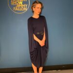 Sarah Paulson Instagram - Thank you for having me visit @fallontonight to talk about my subject @beyonce and also @appropriateplay 

Styling @karlawelchstylist 
Hair @jacobrozenberg 
Makeup @gitabass 
Dress @loewe