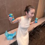 Mio Imada Instagram – 🍺
最近広角で撮るのが流行ってるらしい。