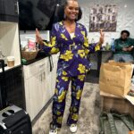 Tabitha Brown Instagram – Always excited to support a small business!! @evolutionthirtytwo it was so good to meet you!! Thank you for believing in yourself!! Thank you for not giving up, thank you for being prepared and thank you for gifting me this beautiful suit, I love it!! Keep on going!!! I believe in you too!!! 💜 Baby I got compliments all day with this one!! Y’all be sure to head on over to her page and support her boutique 💜

P.S.  @doctalove12 thank you for always having my back brother💪🏾. Let’s go!!! 
#supportsmallbusiness #tabithabrown #newshowloading #host #actress #emmywinner 
Hair @shaylinjoneshair 
Makeup @brandieonthebeat