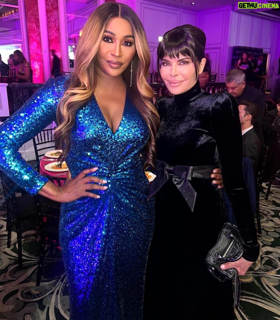 Cynthia Bailey Instagram - “an unforgettable evening of great people coming together for a great cause. 
thank you to everyone that supports the @werfcure for all that you do to help people.”💞

always good times when i bump into my HW sisters!😘

click on the link in my bio 2 donate.💝

#wcrfcure
