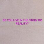 Fearne Cotton Instagram – I have to ask myself this question all the time. If I’m in the middle of a panic at attack at night, or my anxiety has peaked I have to examine where my focus lies. Am I in the story I’ve created, which is familiar and easy to fall into, or the reality of a situation. Sometimes when I’m spun out by anxiety it’s very hard to tell. 
We all have certain narratives that are familiar. It could be that you’re a bad person, or always get it wrong, or that disaster is imminent, or you’re unsafe. It will be bespoke due to your own life experience. I fall into my own mental story constantly and get lost in it, rather than taking the harder, less familiar route of what’s really going on. 
If you suffer with anxiety I would suggest checking out 
@owenokaneten and @donnalancs feeds. Both have helped me out of my story many times over the years.